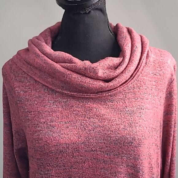 Ern London sz M cowl neck sweater pockets - Picture 2 of 5